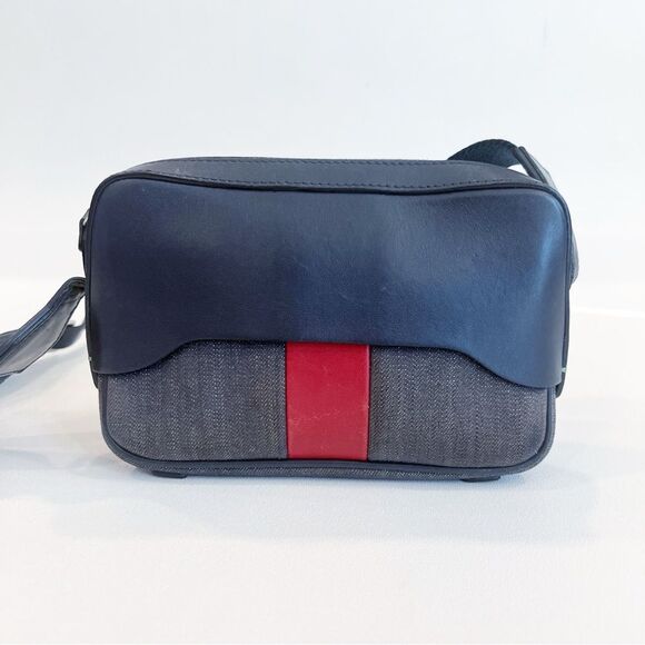 Tibi Miriam Schaefer Bebe Crossbody Camera Bag with Red Stripe - Picture 7 of 16